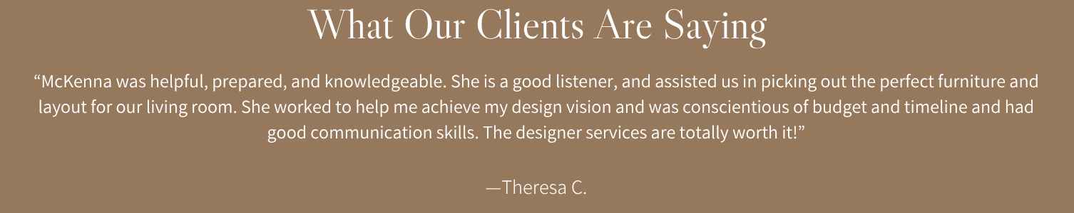 Design Client Testimonial